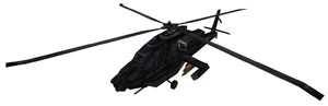 The Black Ops' apache
