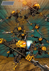 The group of Rahkshi of Heat Vision as seen in the comics.