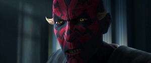 Ahsoka suggests that Maul could help the Jedi stop Darth Sidious before it is too late but Maul retorts that it is too late because the Republic has already fallen, adding that there is no justice, no law and no order except for the one that will replace it.