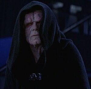 Emperor Palpatine enraged at Luke's denial to join the dark side.