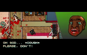 HM1ProducerInjured.jpg (343 KB) The Producer begs for his life after Jacket defeats him.