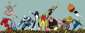The original Brotherhood of Mutants, under Mystique's leadership.