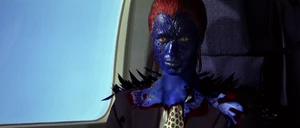 Mystique revealing herself.