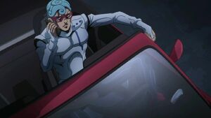 Ghiaccio on the phone.