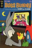 Bugs Bunny 124 Gold Key July 1969 featuring Bunny and Claude