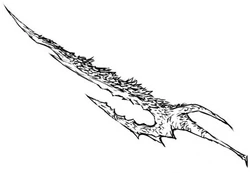 Hrunting's original design by Kiyotaka Haimura