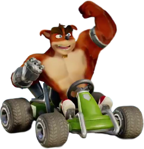 Crunch in Crash Team Racing: Nitro-Fueled