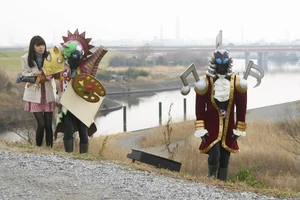 The Onpu Gamma is encountered by Kanon and the Gazai Gamma.