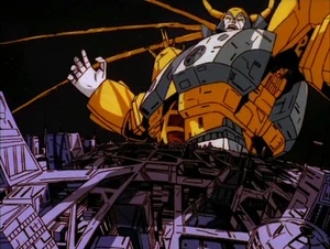 Unicron's hand winds back...