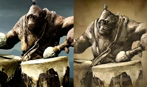 Troll Drummer portrait from The Lord of the Rings: The Battle for Middle-earth I and II.