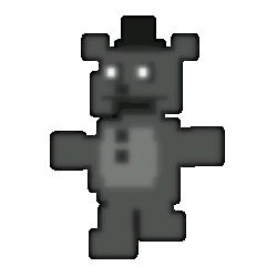 Shadow Freddy, now known as "Dark Freddy", in Freddy Fazbear's Pizzaria Simulator