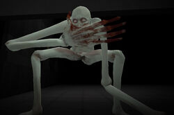 SCP-096 eating.