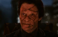 Jigsaw's disfigured face