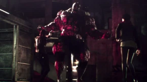 Neil Roar.jpg (57 KB) Mutated Neil roaring before fighting Claire and Moira.