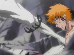 Ulquiorra stabs Ichigo