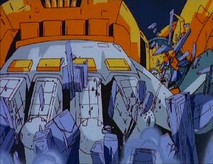 ...and smashes Cybertron.