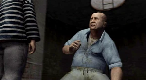 Andrew begs Walter to let him out of the Water Prison.