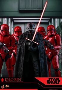 Action figures of Kylo Ren and the Sith Troopers.