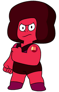 "Army" Ruby (left shoulder gem)