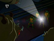 The Turtles discover Outbreak Mutants.