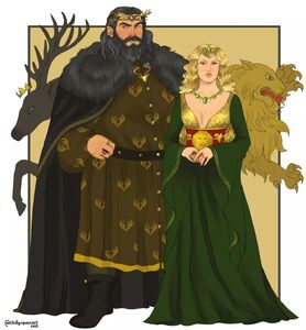 Cersei and King Robert.