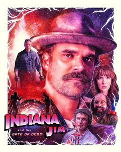 Grigori on an Indiana Jones homage poster.