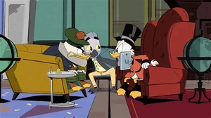 Beaks with Scrooge and Glomgold.