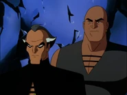 Ubu and his master revealing themselves to be alive after Batman figures out the ruse