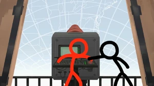 The Chosen One stops the Dark Lord, as he realises his friend has gone too far.