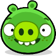 Freckled Pig, the main character of Bad Piggies.