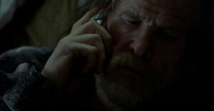 David phoning Bruce to tell him that he sent his Gamma mutant dogs to attack Betty.