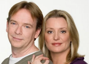 Ian Beale with his fourth wife Jane Clarke.