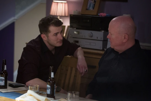 Phil and Ben reconcile over their differences (2020).