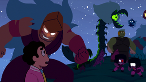 Nephrite as the Centipeelte Mother seen in a flashback in Steven Universe: The Movie.