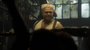 Grundy is on the arena.