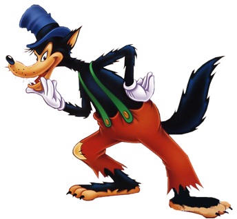 disney wolf cartoon character