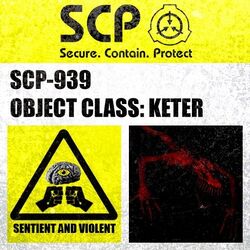 SCP-939 With Many Voices (SCP Animation), SCP-939 With Many Voices (SCP  Animation) This video, being derived from   is released under Creative Commons Sharealike, By TheRubber