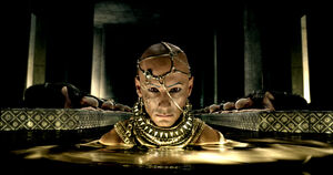 Xerxes' true form after he became a God-King.