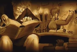 Graham and Marlow research the Émigré Manuscript.