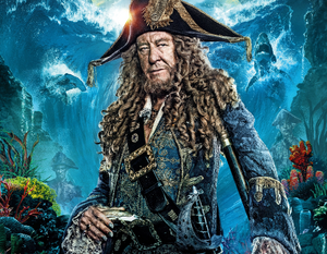 Wealthy Attire Barbossa for Pirates of the Caribbean: Dead Men Tell No Tales