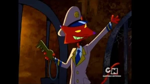 Katz explaining his plans on blowing up the submarine to Muriel