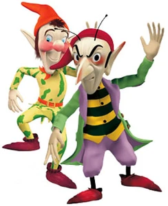 Sly and Gobbo in Make Way For Noddy.