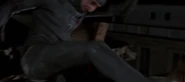 Peter kicking Sharrif.