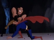 Ubu fighting Superman
