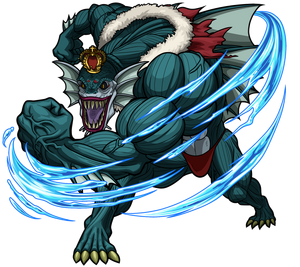 Deep Sea King (Hydrated Form) in Monster Strike.