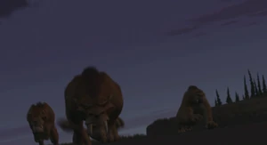 Soto attacking the camp.