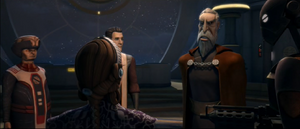 When Padmé refuses to join the Confederacy, Dooku orders her to be arrested.