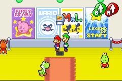 Wario's cameo on a poster in Mario & Luigi: Superstar Saga.