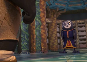 Fenghuang reminiscing about the times she lost to Po.