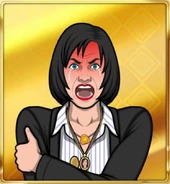 Marie Bordeaux's sticker in the Sticker Album